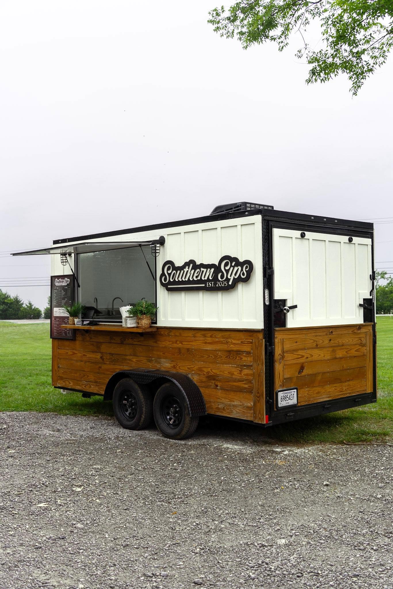 Southern Sips trailer at an event