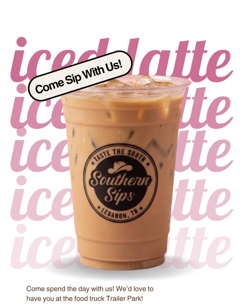 🥵 It’s HOT.  Skip the gas station drink and grab an iced latte that actually hits the spot. ☕🧊  Cold. Smooth. Refreshing. Everything you need to survive this Tennessee heat.  Swing by Southern Sips and cool down the right way.