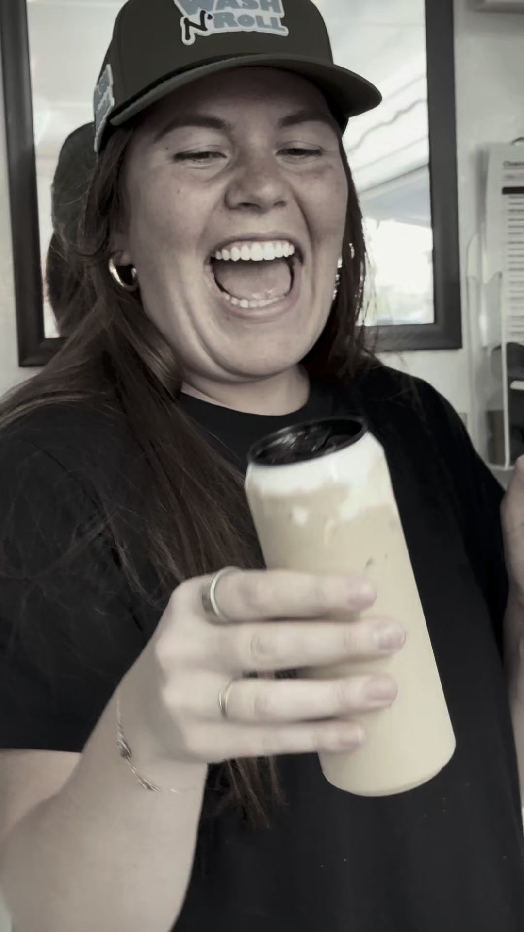 Come behind the scenes with us for the first EVER Southern Sips canned latte. ☕️🎉  Yeah… we freaked out a little. 🤣  Who’s ready to try it?? 👀☕️