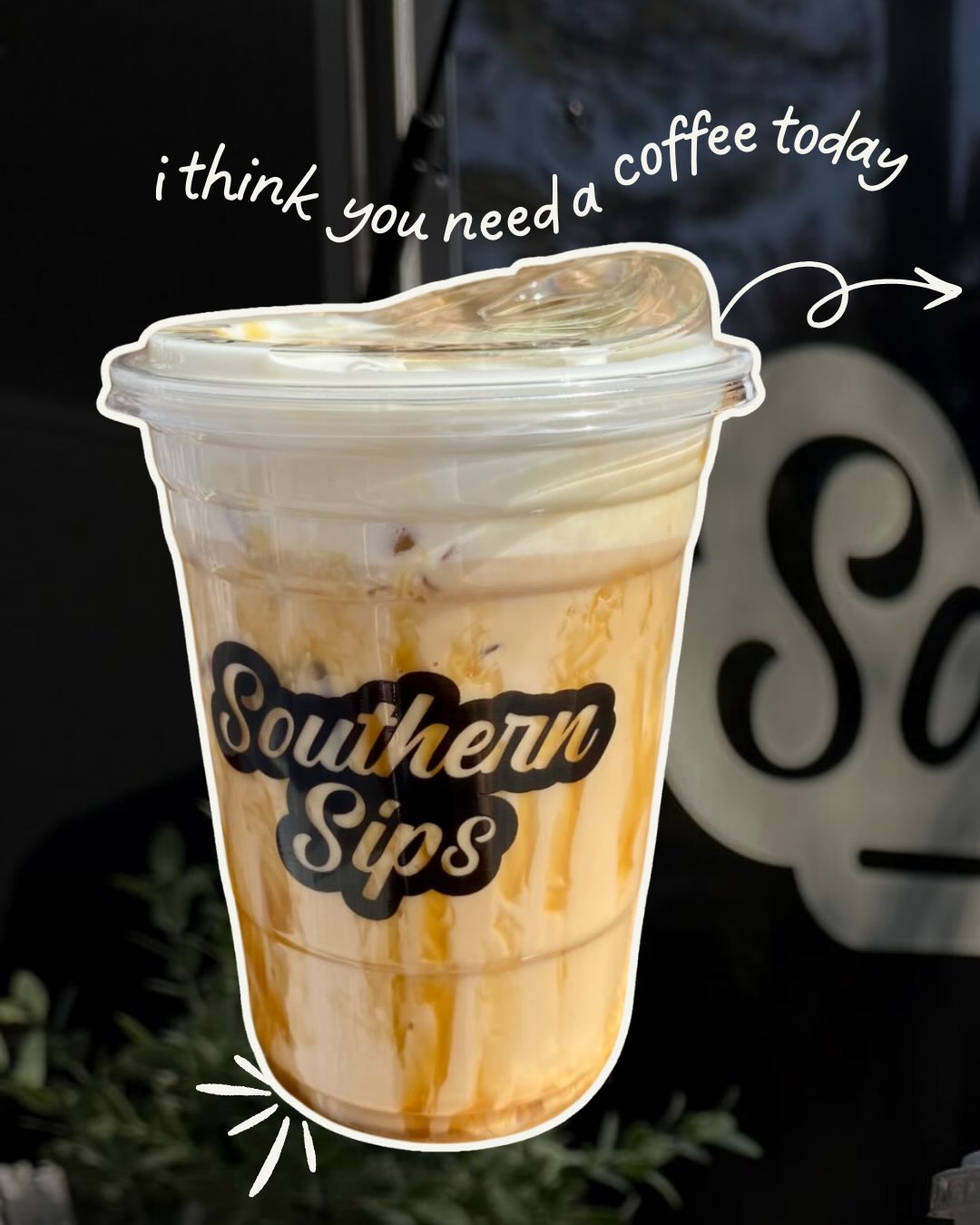 I know just the place… and it’s waiting on you 🤎  #SouthernSips #CoffeeLovers #CoffeeTime #IcedCoffee #CoffeeRun